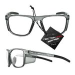 Riley Navigator X Premium Safety Glasses for Work – Anti-Fog, Scratch-Resistant Protective Work, Sports & Cycling Glasses - UV400 Safety Sunglasses Men & Women Suitable Eyewear - Clear Lens