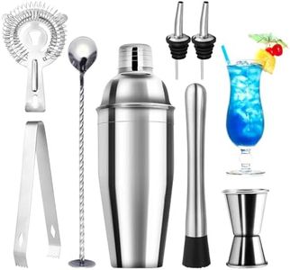 talifoca Lot de 8 shakers à cocktail en acier inoxydable - 750 ml - Accessoire de barman professionnel - Pour la maison, le bar, la fête