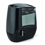 4.5L Warm Mist Humidifier, Filter Free Warm Moisture Humidifier with 2 Modes, Essential Oil Tray, Auto Off for Home, Bedroom, Winter, Dry Skin Relief (Black Color)