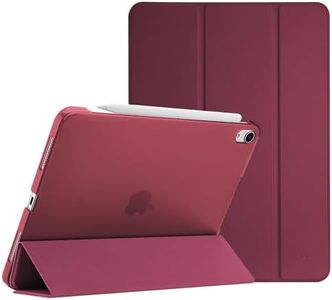 ProCase Smart Case for iPad Air 11-inch M2 2024/10.9 Air 5th Generation 2022/10.9 Air 4th 2020, Protective Cover for iPad Air 11 /Air 5 4 Gen -Wine