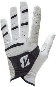 Bridgestone Ultra Grip GLG25C Golf Gloves, Limited Color, White/Black, 8.3 inches (21 cm), Men's