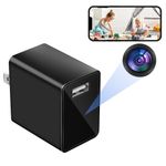 HiSpyCam Hidden Camera Charger - Full HD 1080P Mini WiFi Spy Camera - Small Micro Wireless Home Security - Tiny Discreet Nanny Cam