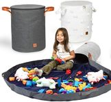 Toy Storage Basket and Playmat - La