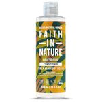 Faith In Nature Natural Shea & Argan Conditioner, Moisturising for Curly Hair & Dry Scalp, Vegan & Cruelty Free, No SLS, Silicones or Parabens, 400ml