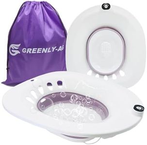 G GREENLY-AG Sitz Bath, Sitz Bath for Toilet, Electric Sitz Bath for Hemorrhoids Men and Women, Postpartum Care, Gentle and Soothing, Portable Sitz Bath for Universal Toilet Seat