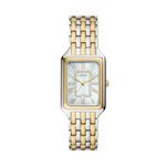 Fossil Women's Raquel Quartz Stainless Steel Three-Hand Watch, Color: Silver/Gold (Model: ES5305)