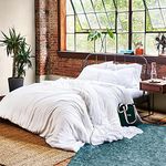 Buffy 100% Eucalyptus Lyocell Duvet Cover with Corner Ties - Protects and Covers Your Comforter/Duvet Insert, Silky Soft, Cool-to-The-Touch, Naturally-Dyed (White, King/California King)