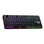 EPOMAKER x Aula F87 Pro Wireless Gasket Mechanical Keyboard, 87 Keys Compact TKL 3 Modes(Bluetooth/2.4ghz Wireless/Tpye-C) Gaming Keyboard, Hot Swappable, Full RGB (Black Grey, Graywood V4 Switch)