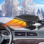 Diane Car Heater, 2024 New Upgrade 2 in 1 Fast Heating Car Heater Car Essentials, 12V 150W Blow Hot Air Car Heater, Portable Car Windshield Defroster that Plugs into Cigarette Lighter