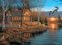 Cobble Hill 1000 Piece Puzzle - Rest Stop - Sample Poster Included