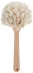 Fox Run Kitchen Brush, Natural Horsehair Fiber Dish and Glass Brush, 10"