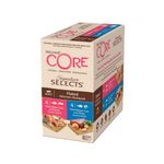 Wellness CORE Signature Selects, Wet Cat Food, Cat Food Wet in Sauce, Grain Free Cat Food, High Meat Content, Flaked Selection Mix, 8 x 79 g