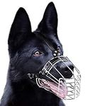 Dog Chrome Metal Muzzles Wire Baske