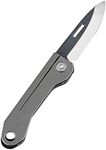 NHDT SW630 Mini Titanium Alloy Package Opener Knife, EDC Tiny 1.6 Inches, grey