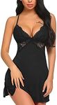 ADOME Women Chemise Lingerie Nighti