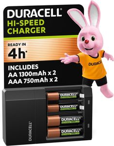 Duracell Hi-Speed Battery Charger – Rapid AA/AAA Charging