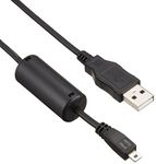 DHERIGTECH USB DATA CABLE FOR NIKON COOLPIX S2700, S6500, S9050 DIGITAL CAMERA USB CABLE CORD/BATTERY CHARGER