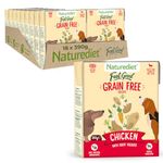 Naturediet - Feel Good Wet Dog Food, Natural and Nutritionally Balanced, Grain Free, Chicken, 390g (Pack of 18)