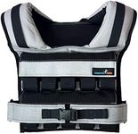 Gymnastics Power - Weighted Vest 45lb Removable Iron Weights for men and women workout For Calisthenics And Fitness Sport Training (black) (Gray)