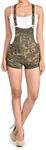 G-Style USA Women's Overall Shorts 