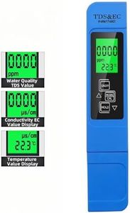 4 in 1 TDS Meter Digital Water Tester for Drinking Water, All New 2025 Portable Water Quality Tester with EC Temp Color Display, PPM Meter Water Tester for Aquarium Hydroponics Tap Water (Blue)