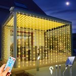 MDEDL Upgraded Solar Curtain Lights