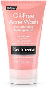 Neutrogena Oil-Free Acne Wash Foaming Scrub, Pink Grapefruit, 4.2 Ounce