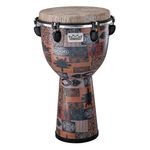 Remo DJ-6112-56 Apex Djembe Drum - Orange Kinte, 12"