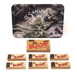 RAW Legalization Bundle - O'Cannabis Tray, RAW 300's Classic Rolling Paper, and 300 RAW Tips