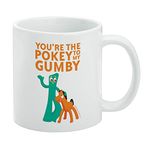 You're The Pokey To My Gumby Best Friends Ceramic Coffee Mug, Novelty Gift Mugs for Coffee, Tea and Hot Drinks, 11oz, White