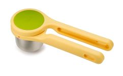 Joseph Joseph Helix Citrus Press, easy twist lemon/lime squeezer, BPA free - Yellow, 24