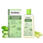 Dr.Dento Aloe Vera Lemongrass Mouthwash - 300ml | Fresh Breath | No Artificial Flavors & Colors | Alcohol-Free Mouthwash for Men, Women & Kids | Fights Germs (Aloe Lemongrass, 300ml)