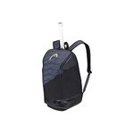 HEAD Djokovic Backpack for Racquet Sports in Anthracite/Black