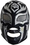 Deportes Martinez La Sombra Semi-Professional Lycra Lucha Libre Wrestling Mask for Adults Luchador Mask Black