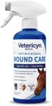 Vetericyn Plus Horse Wound Care Spray | Equine Healing Aid and Skin Repair, Clean Wounds, Relieve Itchy Skin. 16 Ounces