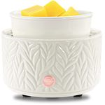 Scented Wax Melt Warmer Electric - Ceramic Candle Wax Warmer, 3-in-1 Wax Melter and Fragrance Warmer for Scented Wax Tarts, Candle Jars and Essential Oils to Freshen Home Office Bedroom, Gift & Decor