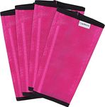 CareMaster Fine Mesh Fly Boots Loose Fitting & Non-Slip Horse Fly Leggings No More Horsefly Nuisance Greatly Reduce Stomping Breathable with Natural Air Flow (Set of 4) Magenta Yearling