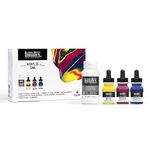 LIQUITEX Acrylic Paint Set, Primary Colours