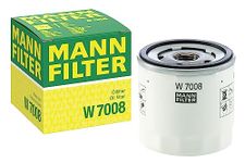 MANN-FILTER W 7008 Oil Filter - CARS + TRANSPORTERS, Black