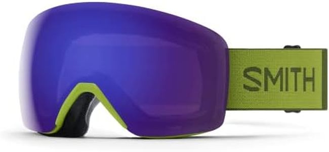 Smith Skyline Snow Goggle (Algae Olive, ChromaPop Everyday Violet Mirror)