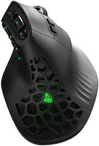 SOLAKAKA E9 Vertical MMO Gaming Mouse,24800 DPI,Tri-Mode Ergonomic Wireless Mouse with 10 Side Buttons,RGB Mouse for PC/Mac Black