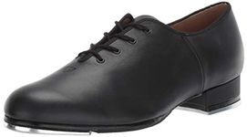 Bloch Men's Dance Jazz Full-Sole Leather Tap Shoe, Black, 11