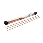 Fox Alloy 20pcs Copper Brazing Rods BCuP-2 (5/64") 2mm Phosphorus Round Self Fluxing Welding Brass Brazing Rod Sticks TIG Arc Pipes for Air Conditioner Refrigerators Pipe Gas (Bcup-2 20PCS)