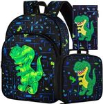 3PCS Dinosaur Backpack for Boys, 16