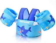 Nemone Toddler Swim Vest for 22-70 lbs Kids Floaties Swim Jacket with Arm Water Wings for Girls Boys 1 2 3 4 5 6 7 Years Old Beach Pool 20 30 40 50 60 66 Pounds Puddle Jumper
