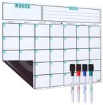 Mr. Pen- Dry Erase Calendar for Fridge, Magnetic, 14.7 x 11.8", Magnetic Calendar with 4 Dry Erase Markers, Magnetic Calendar for Fridge, Magnetic Whiteboard Calendar, Dry Erase Fridge Calendar.