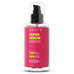 Arata Super Serum™ For Dry & Frizzy Hair | 76% Frizz Reduction | 56% Breakage Reduction | Luxurious Shine | Prevents Split Ends | Powered By JD Jojoba Hair Complex | Hair Serum For Women & Men |100ml