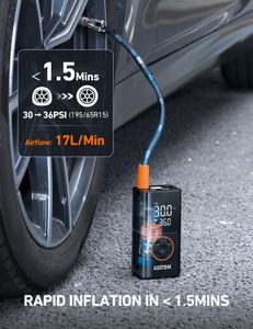 AstroAI Portable Car Tyre Inflator – Digital Air Compressor Pump