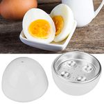 Egg Cooker, Wireless Microwave Egg Maker, Boiler & Steamer, 4 Perfectly-Cooked Hard or Soft Boiled Eggs in Under 9 minutes As Seen On TV, White