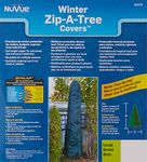 Nuvue Products 24174 Zip-A-Tree Covers, Multiple, Green, 8'